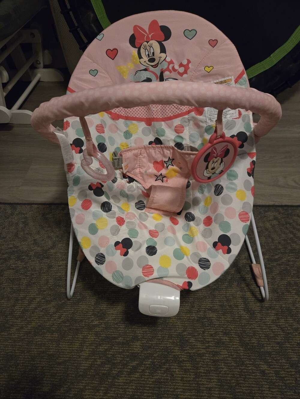 Minnie Mouse Pink Baby Bouncer - Kids Toys